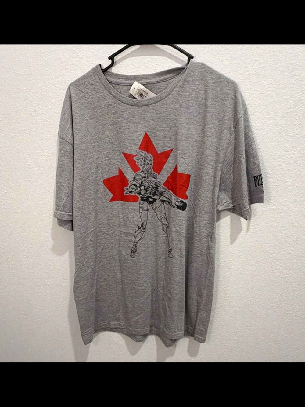 Blizzard Entertainment Overwatch Sojourn Gray Graphic T-Shirt Size XL